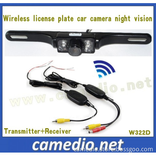 Hot Selling Night Vision Wireless License Plate Reversing Camera for Cars